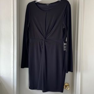 Midi black long sleeved EXPRESS dress. NWT